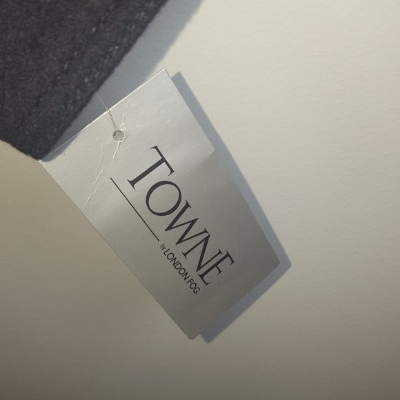 New London Fog Wool Hipster Jacket Size Med Navy - Picture 4 of 11